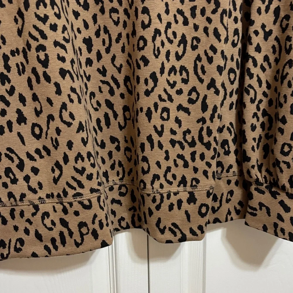 SSYS Brown Leopard Print Crewneck Sweatshirt WORN ONCE - Picture 9 of 11